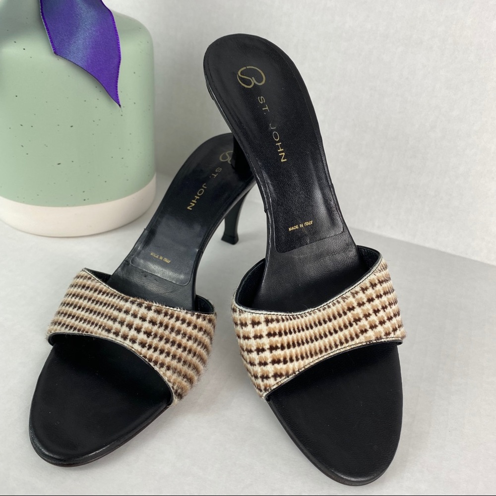 St. John Heel Sandals Made in Italy